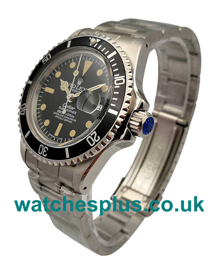 UK Top Quality Rolex Submariner 1680 Replica Watches With Black Dials Online