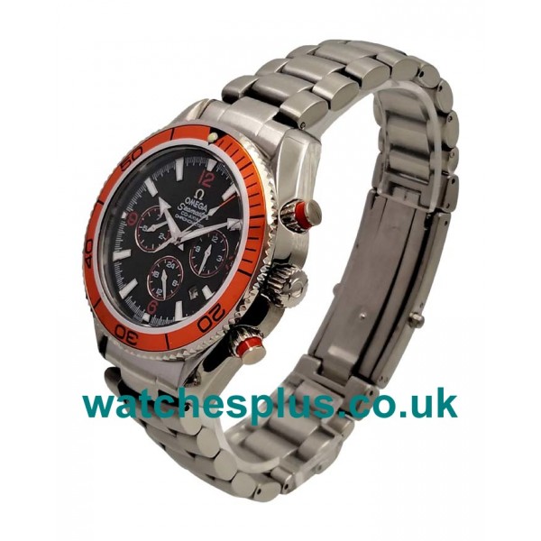 Top Quality Omega Seamaster Planet Ocean 2218.50.00 Replica Watches With Black Dials For Men