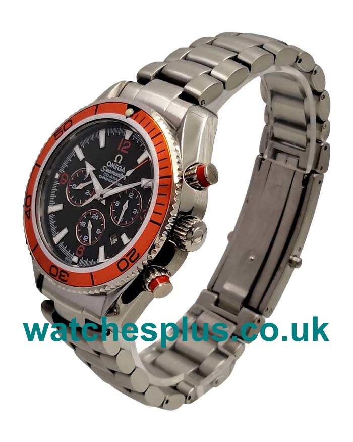 Top Quality Omega Seamaster Planet Ocean 2218.50.00 Replica Watches With Black Dials For Men