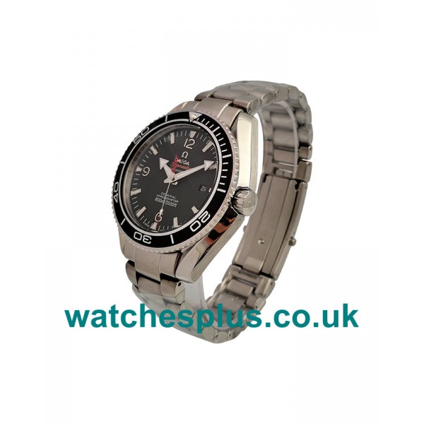 UK Best Quality Omega Seamaster Planet Ocean 232.30.42.21.01.001 Replica Watches With Black Dials For Men