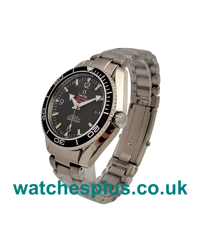 UK Best Quality Omega Seamaster Planet Ocean 232.30.42.21.01.001 Replica Watches With Black Dials For Men