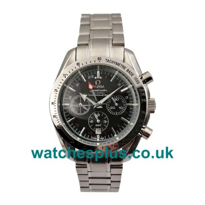 UK Luxury 40.5 MM Replica Omega Speedmaster 3581.50.00 With Black Dials For Men