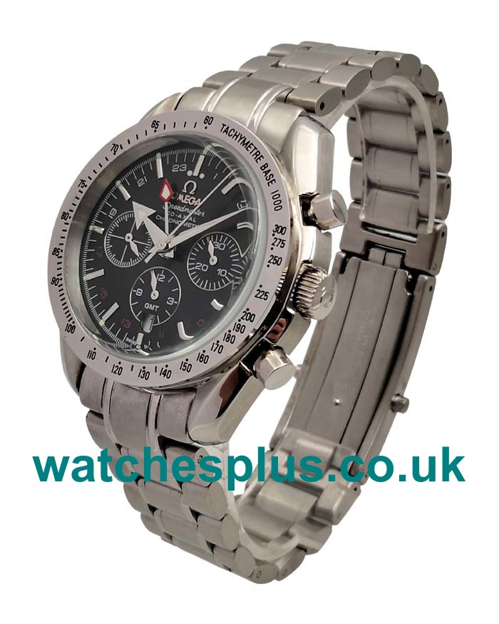 UK Luxury 40.5 MM Replica Omega Speedmaster 3581.50.00 With Black Dials For Men