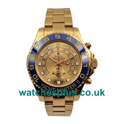 UK Cheap Rolex Yacht-Master II 116688 Replica Watches With Champagne Dials For Sale