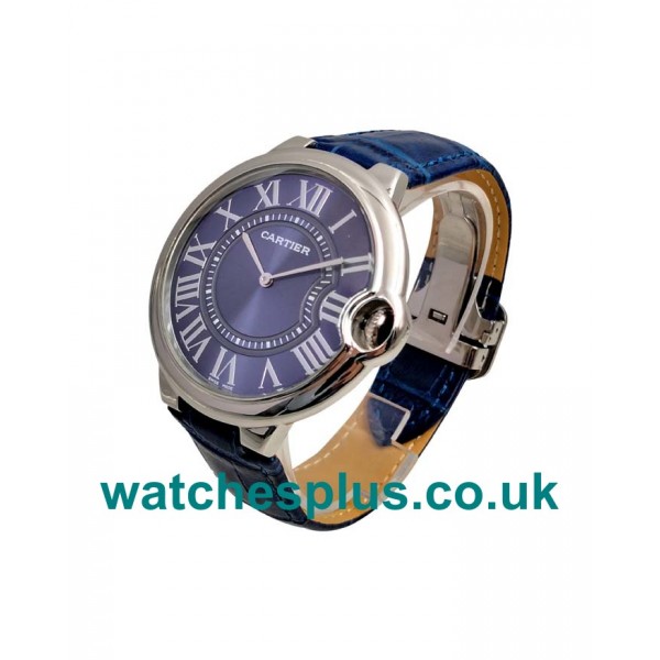 UK AAA Quality Cartier Ballon Bleu W6920059 Fake Watches With Blue Dials For Sale