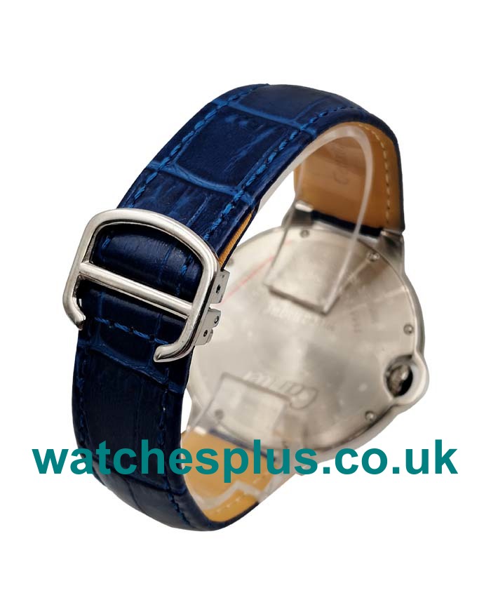 UK AAA Quality Cartier Ballon Bleu W6920059 Fake Watches With Blue Dials For Sale