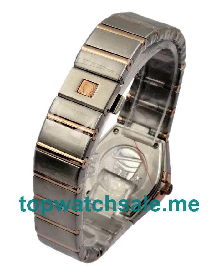 UK Best Quality Omega Constellation 131.20.28.60.63.001 Replica Watches With Brown Dials For Women