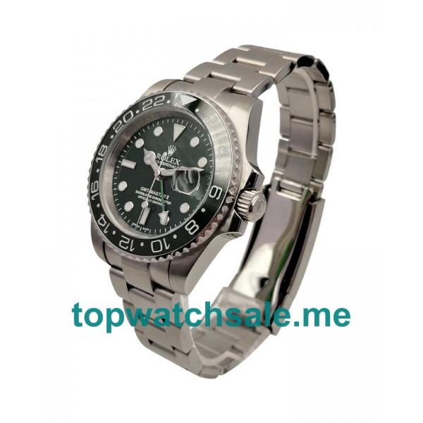 UK High Quality Rolex GMT-Master II 116700 LN Replica Watches With Black Dials For Sale