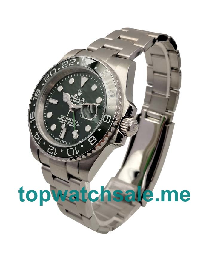 UK High Quality Rolex GMT-Master II 116700 LN Replica Watches With Black Dials For Sale