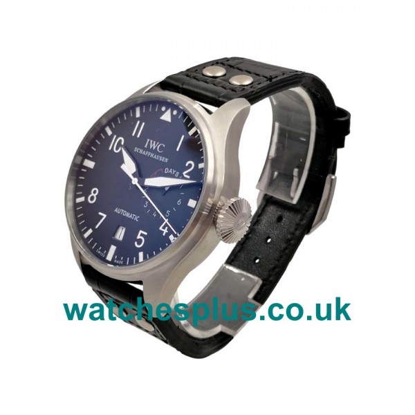 UK High Quality Fake IWC Big Pilots IW500401 With Black Dials And Steel Cases For Sale