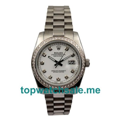 UK Best 1:1 Replica Rolex Datejust 16234 With White Dials For Sale