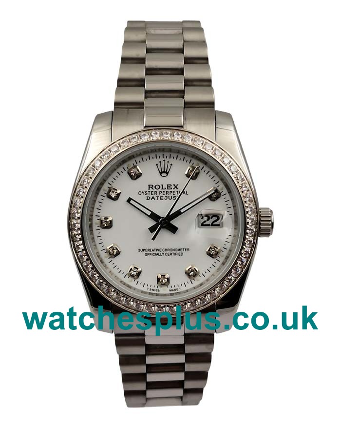 UK Best 1:1 Replica Rolex Datejust 16234 With White Dials For Sale