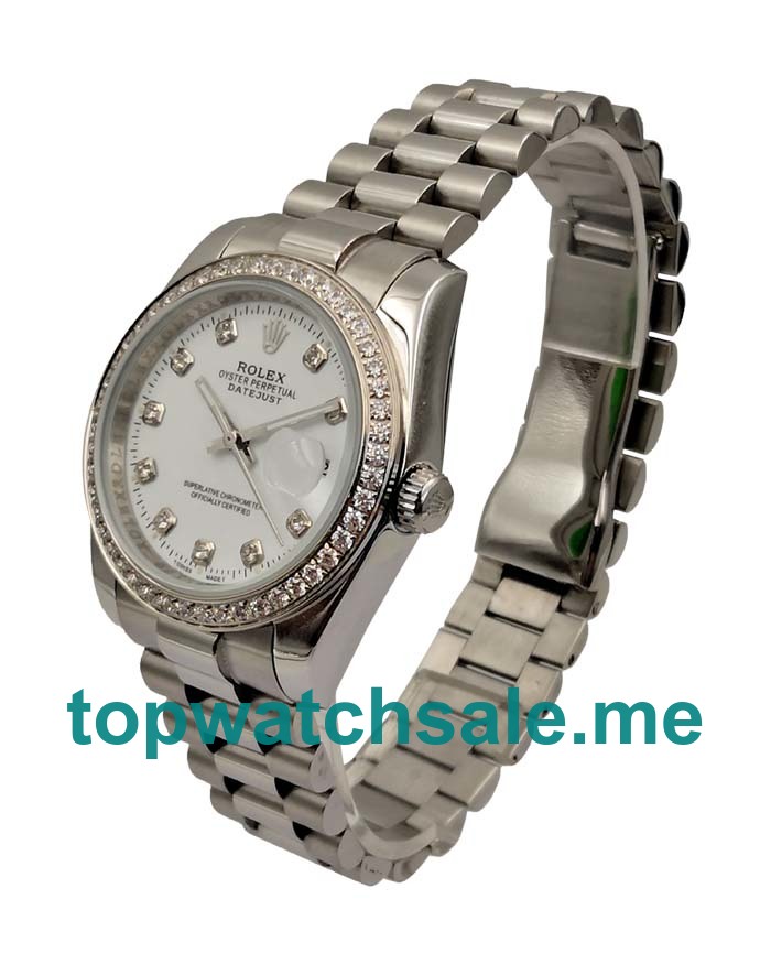 UK Best 1:1 Replica Rolex Datejust 16234 With White Dials For Sale