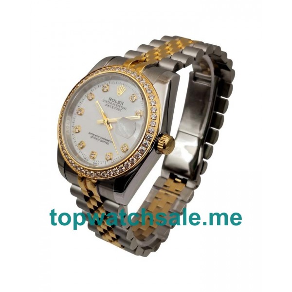 UK Perfect Rolex Datejust 116243 Replica Watches With White Dials For Men