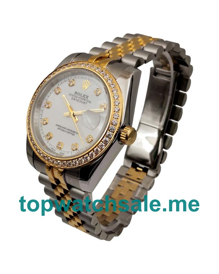 UK Perfect Rolex Datejust 116243 Replica Watches With White Dials For Men