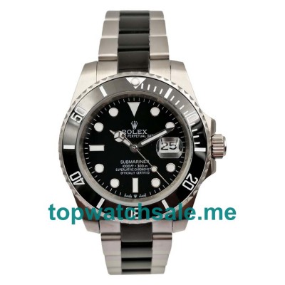 UK Best Quality Replica Rolex Submariner 116610 LN With Black Dials And Steel Cases For Sale