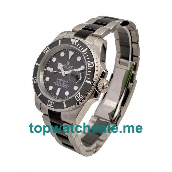 UK Best Quality Replica Rolex Submariner 116610 LN With Black Dials And Steel Cases For Sale