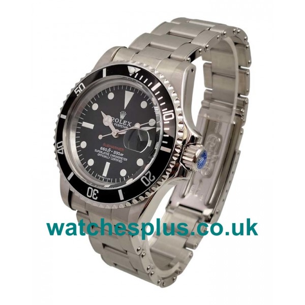 UK Swiss Made Rolex Submariner 1680 Replica Watches With Black Dials For Men