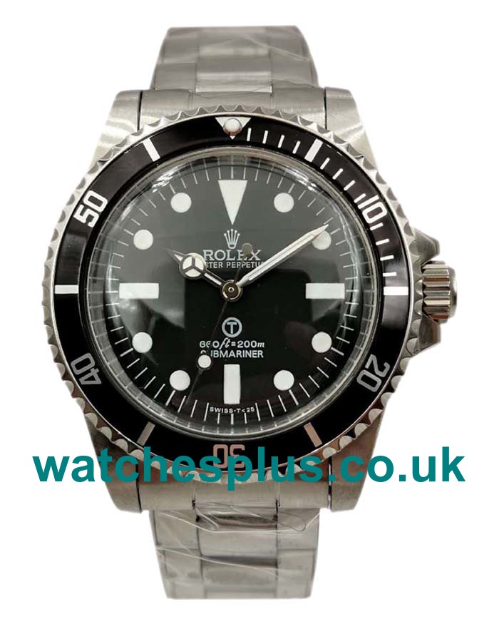 UK Perfect Rolex Submariner 5517 40 MM Replica Watches With Black Dials For Sale