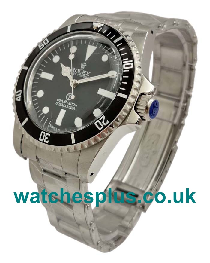 UK Perfect Rolex Submariner 5517 40 MM Replica Watches With Black Dials For Sale