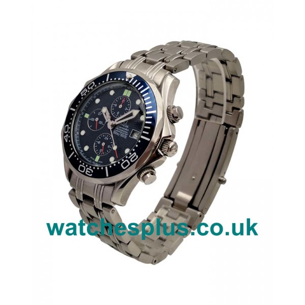 UK AAA Quality Replica Omega Seamaster Chrono Diver 2599.80 With Blue Dials For Men