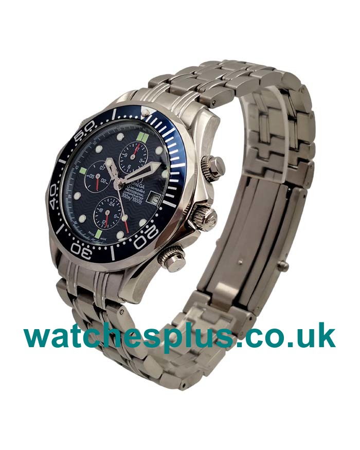 UK AAA Quality Replica Omega Seamaster Chrono Diver 2599.80 With Blue Dials For Men