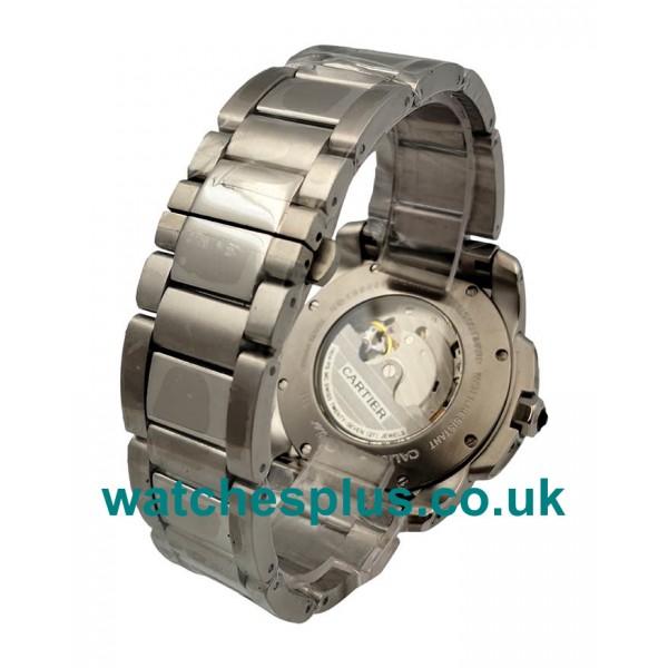 UK Swiss Made Replica Calibre De Cartier W7100015 With Silver Dials And Steel Cases For Men