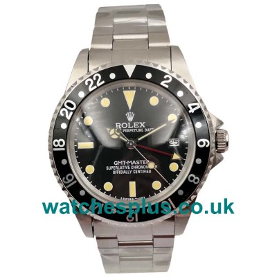 UK Swiss Made Rolex GMT-Master 16700 Replica Watches With Black Dials Online