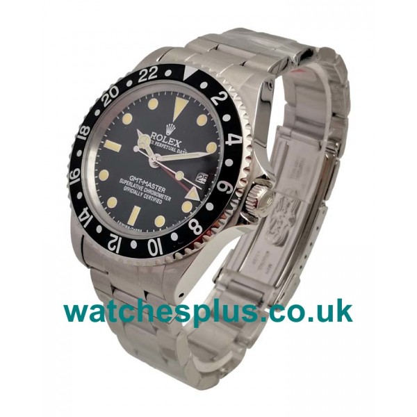 UK Swiss Made Rolex GMT-Master 16700 Replica Watches With Black Dials Online