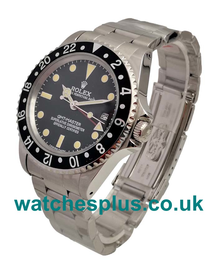 UK Swiss Made Rolex GMT-Master 16700 Replica Watches With Black Dials Online