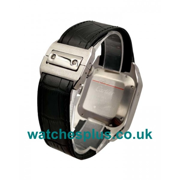 UK Cheap Cartier Santos 100 W20090X8 Replica Watches With Silver Dials Online