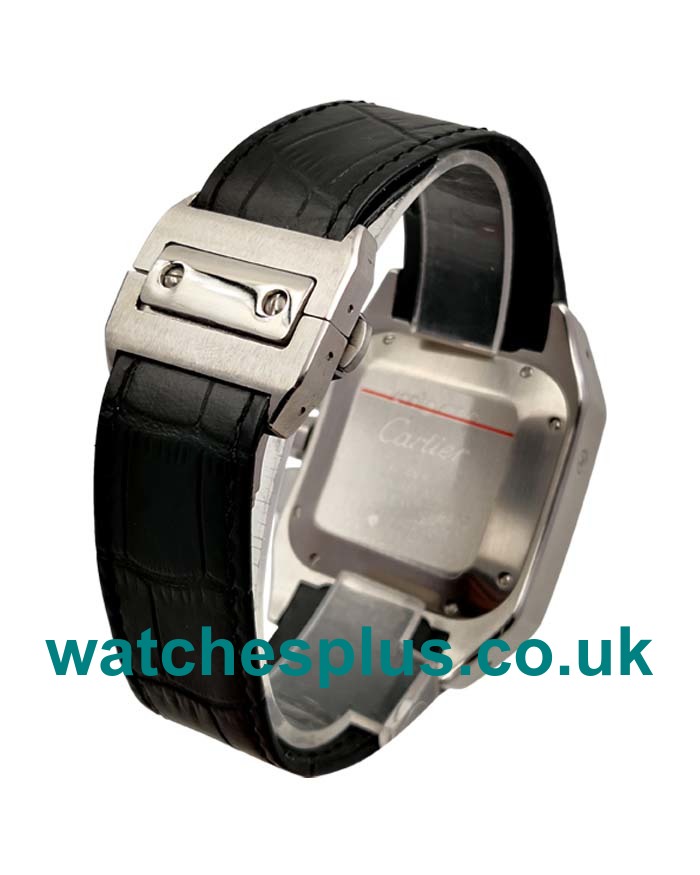 UK Cheap Cartier Santos 100 W20090X8 Replica Watches With Silver Dials Online