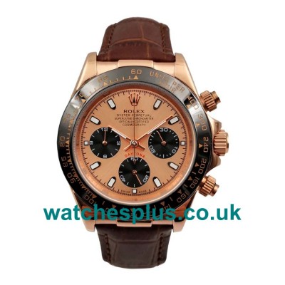 UK Top Quality Rolex Daytona 116515 LN Replica Watches With Pink Dials For Sale