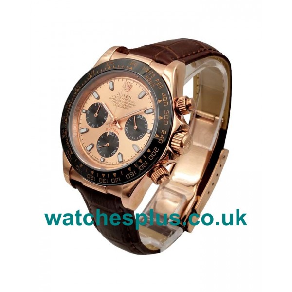 UK Top Quality Rolex Daytona 116515 LN Replica Watches With Pink Dials For Sale