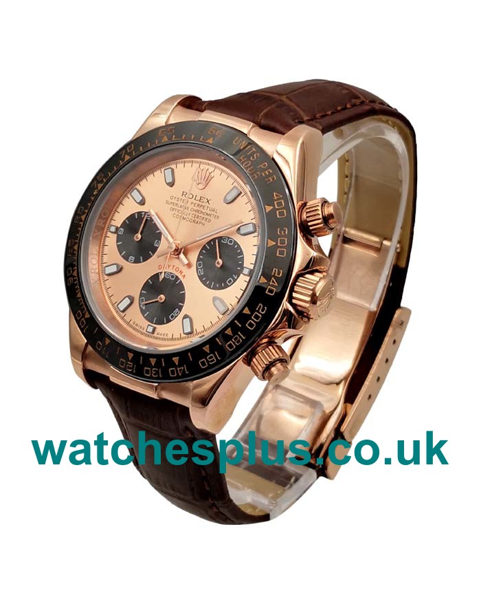 UK Top Quality Rolex Daytona 116515 LN Replica Watches With Pink Dials For Sale