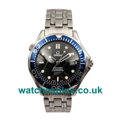 UK AAA Quality Omega Seamaster 2537.80.00 Replica Watches With Dark Blue Dials For Men