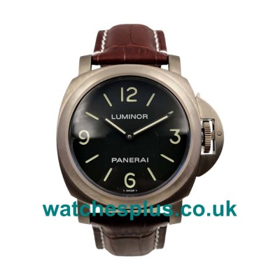 UK Perfect Replica Panerai Luminor PAM00112 With Black Dials Steel Cases For Sale