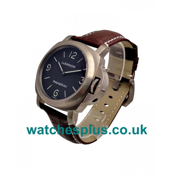 UK Perfect Replica Panerai Luminor PAM00112 With Black Dials Steel Cases For Sale