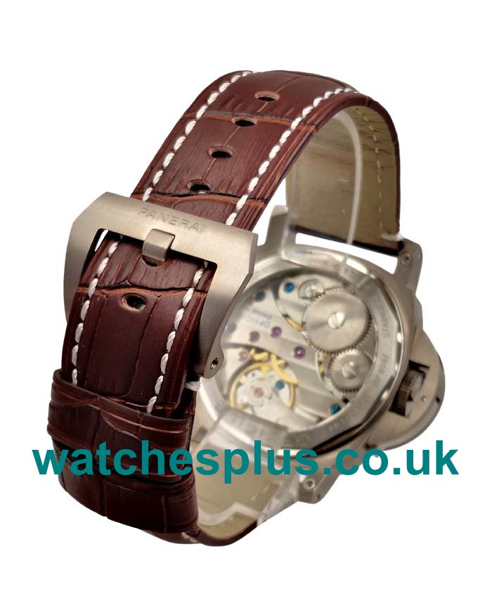 UK Perfect Replica Panerai Luminor PAM00112 With Black Dials Steel Cases For Sale