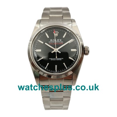 UK Swiss Cheap Fake Rolex Milgauss Ref.1019 With Black Dials And Steel Cases Online