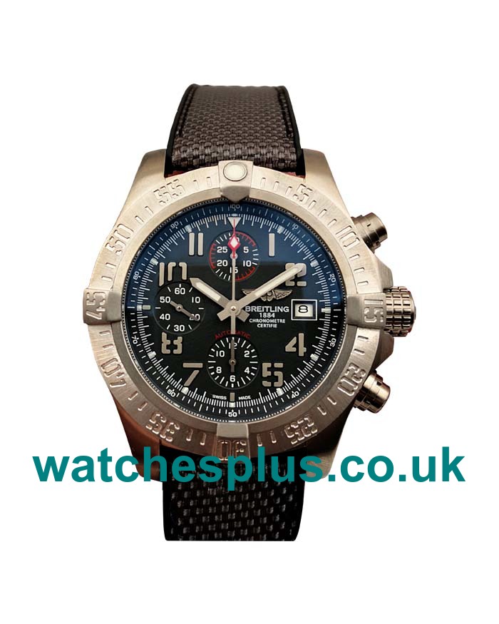 UK Best 1:1 Breitling Avenger Bandit E13383 Replica Watches With Gray Dials For Men