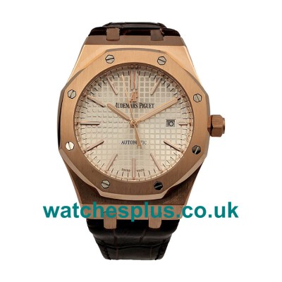 UK Luxury 41 MM Replica Audemars Piguet Royal Oak 15400OR.OO.D088CR.01 With Silvery White Dials