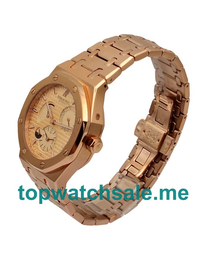 UK Best Quality Rose Gold Fake Audemars Piguet Royal Oak 26120OR For Sale Online