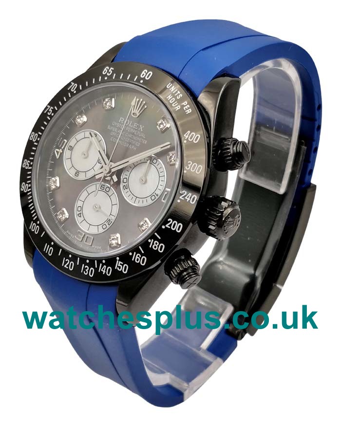 UK 40 MM Grey Dials Rolex Daytona 116519 Replica Watches With Grey Dials For Men