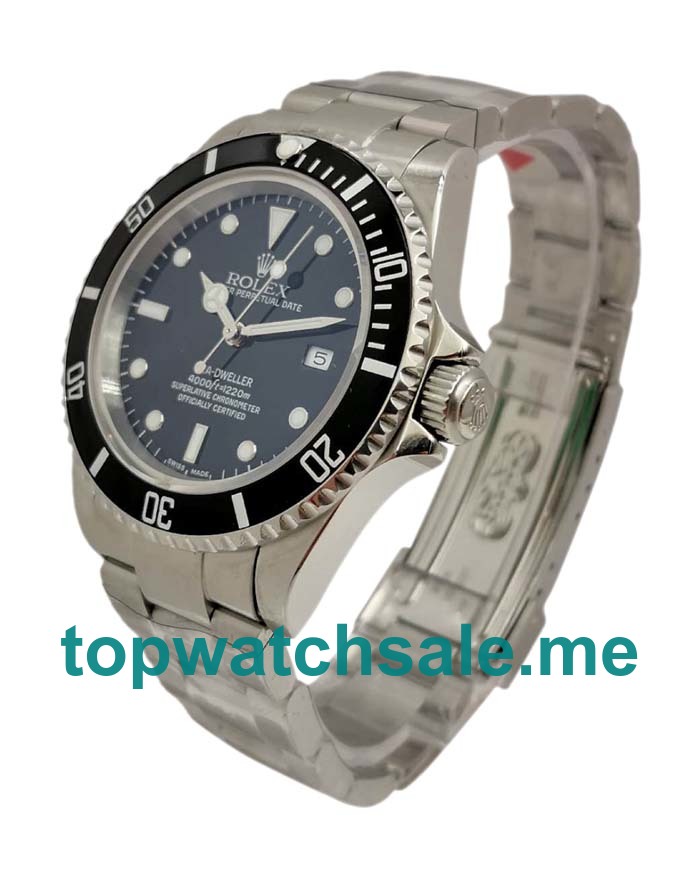 UK Best Quality Rolex Sea-Dweller 116600 Replica Watches With Black Dials Online