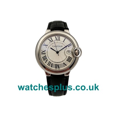 UK Best 1:1 Cartier Ballon Bleu W69017Z4 Replica Watches With Silver Dials Online