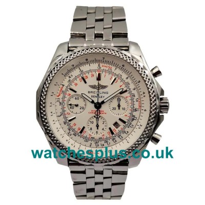 UK Top Quality Breitling Bentley Motors A25362 Fake Watches With White Dials For Men