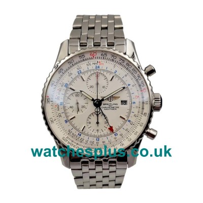 UK Best Quality Breitling Navitimer A24322 Replica Watches With White Dials For Sale