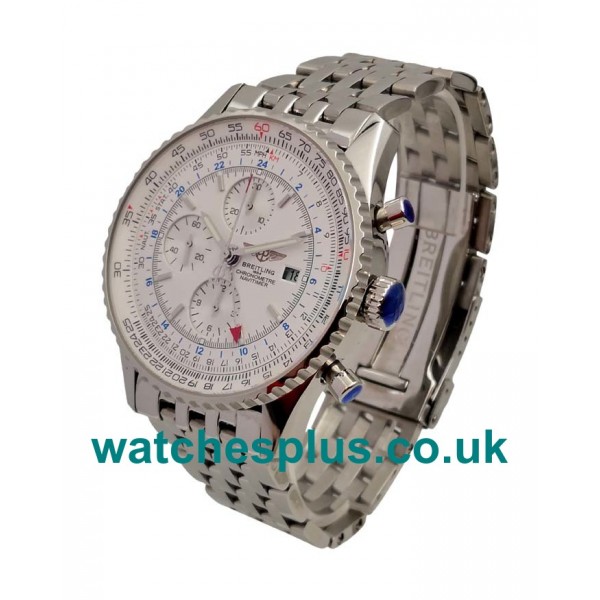 UK Best Quality Breitling Navitimer A24322 Replica Watches With White Dials For Sale