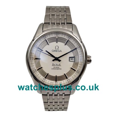 Best Quality 41 MM Omega De Ville 431.30.41.21.02.001 Replica Watches With Silver Dials For Sale